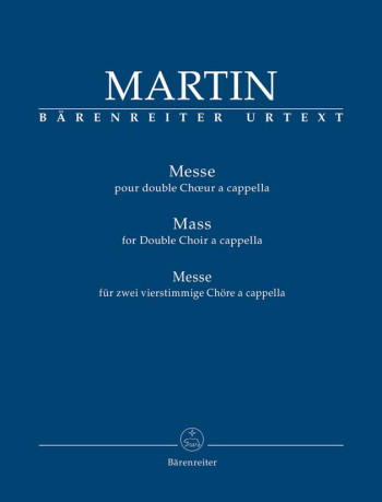 Mass For Double Choir: Vocal Score: 1922 (Barenreiter)