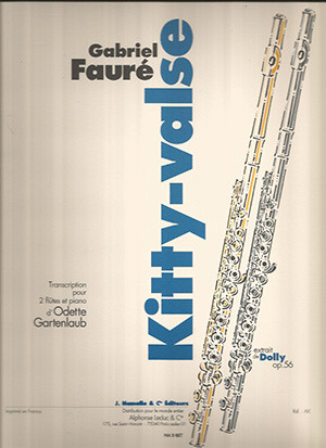 Kitty-valse From Dolly Suite Op56: Flute Duet