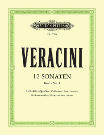 Sonatas 12: Vol 1: Recorder (Peters)