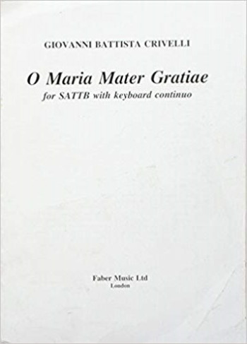 O Maria Mater Gratiae: Vocal Satb (Archive Copy)