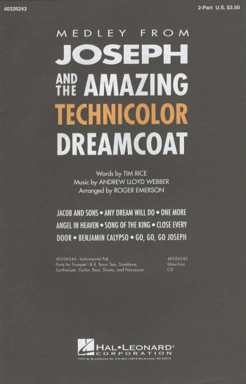 Joseph And The Amazing Technicolor Dreamcoat Medley-vocal-2pt (lloyd Webber)