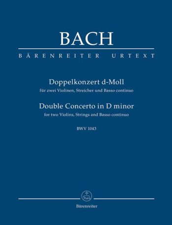 Double Violin Concerto: Double: Dmin: Bwv1043: 2 Violins  Study score (Barenreiter)
