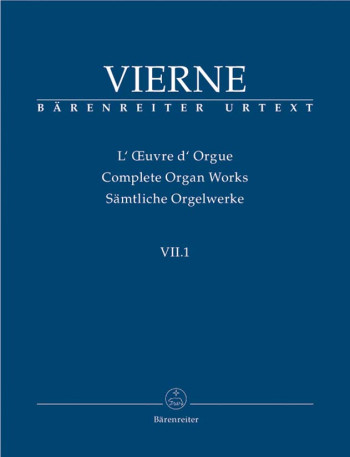 Pieces De Fantaisie Op 51: Complete Organ Works: Vii.1 (Barenreiter)