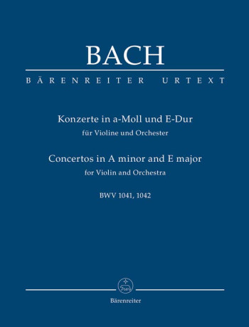 Violin Concertos In Aminor and E Major Study score (Barenreiter)