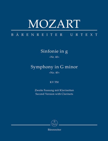 Symphony No.40: G Minor: KV550Study score (Barenreiter)