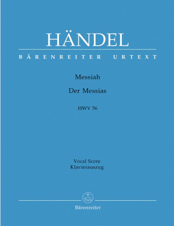 Messiah: Hwv56:  Vocal Score Urtext (Schneider)  (Barenreiter)
