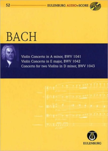 Violin Concertos: A Minor/E Major/D Minor (Audio Series No 52)