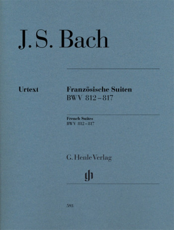French Suites (6) Bwv812-Bwv817: Piano (Henle HN593)