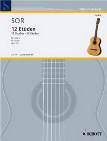 12 Studies: Op29: Guitar