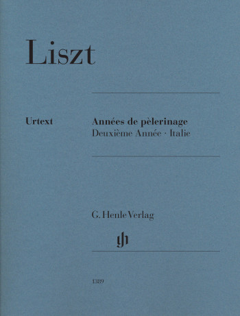 Annees De Pelerinage Deuxieme Annee Italie  Piano (Henle)