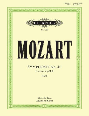 Symphony No.40: G Minor: K550: Piano (Peters)