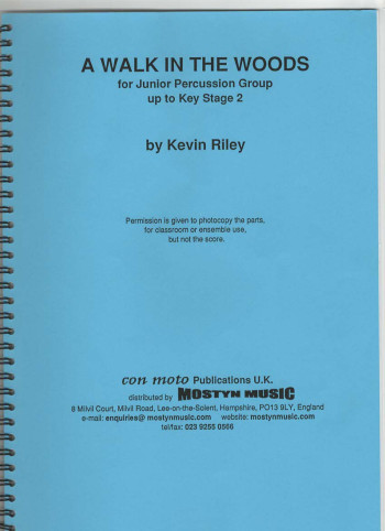 Walk In The Woods: junior Percussion Ensemble: ks2