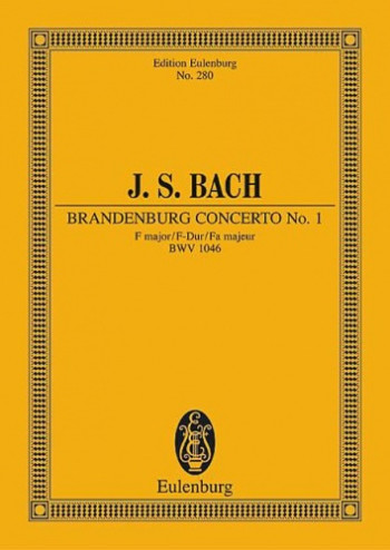 Brandenburg Concerto No.1: Bwv1046: Miniature Score