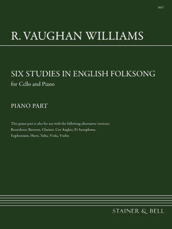 Studies In English Folk Song Six: Piano Accompaniment