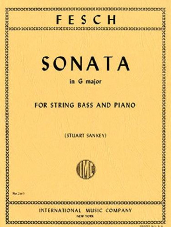 Sonata G Major : Double Bass