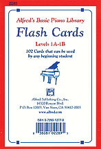 Alfred's Flashcards: 1a And 1b: Basic Piano Library