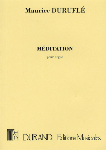 Meditation: Organ  (Durand)