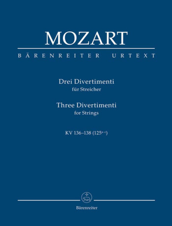 Divertimenti: (3): K136-138) Study score (Barenreiter)