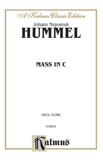 Mass In C: Vocal Score