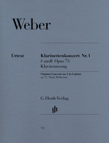 Concerto F Minor Op.73/1: Clarinet & Piano  (Henle)