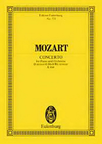 Piano Concerto No.20: D Minor: Kv466: Miniature Score