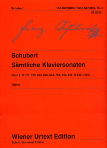 The Complete Piano Sonatas Vol.2  (Wiener Urtext)