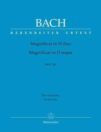 Magnificat In D Major: Bwv243: Vocal Score  (Barenreiter)