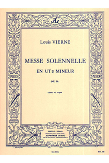 Messe Solennelle: Organ And Vocal  (Hamelle)