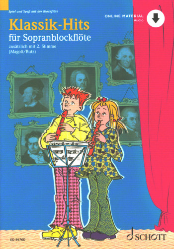Classical Hits: Descant Recorder: 1 Or 2 Recorders Book & Audio