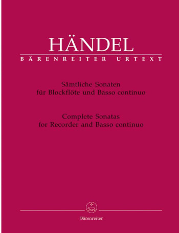 Complete Sonatas: Recorder and Piano (Barenreiter)