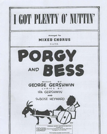 I Got Plenty O Nuttin-Vocal-Satb (Stickles)