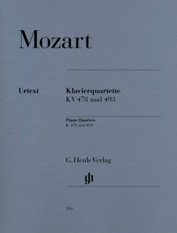 Piano Quartet G Major Kv477 & Eb Major Kv496 Set Of Parts (Henle)