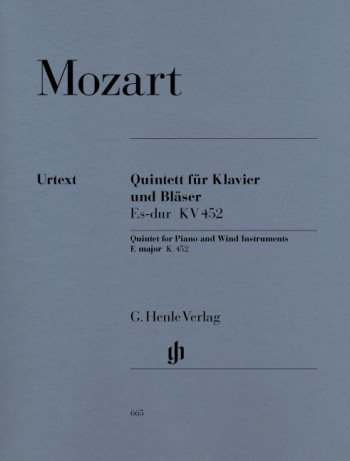 Piano Quintet Eb Major Kv452: Score and parts (Henle)