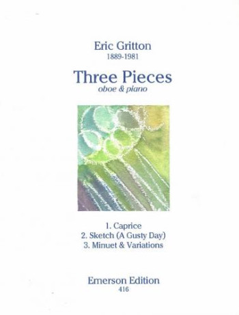 3 Pieces Oboe & Piano (Emerson)