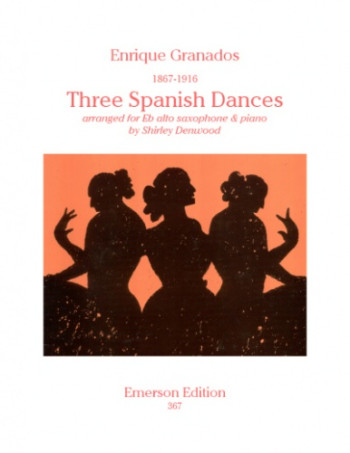 3 Spanish Dances: Alto Sax & Piano (arr Denwood)(Emerson)