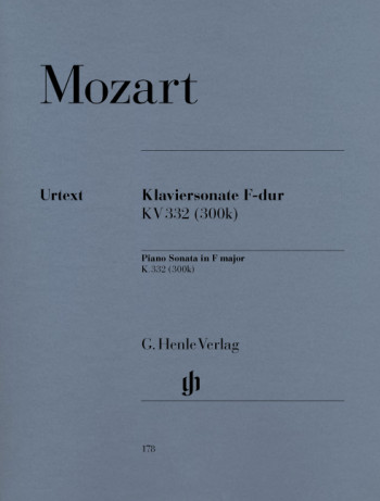 Sonata F Major Kv332: Piano (Henle)