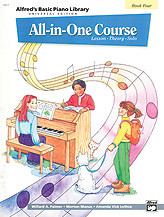 Alfred's Basic Piano All In One Course Book 4: Piano