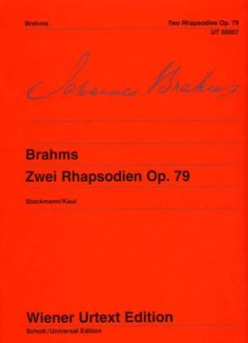 Rhapsody Zwei (2) Op79: Piano (Wiener Urtext)