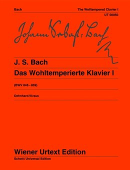 Well-Tempered Clavier Vol.1: Bwv846-869: Piano  (Wiener Urtext)