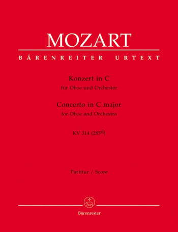 Oboe Concerto: C: K314: Orchestral Score (Barenreiter)