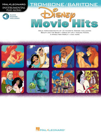 Disney Movie Hits: Trombone: Book & Audio Download