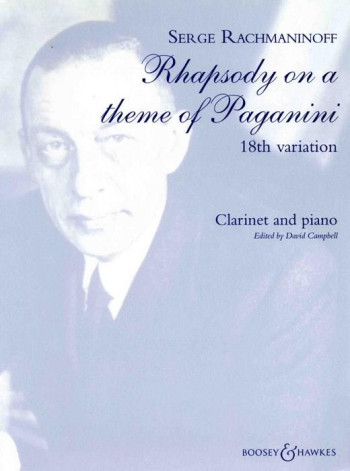 18Th Variation From Rhapsody On A Theme Of Paganini: Clarinet & Piano