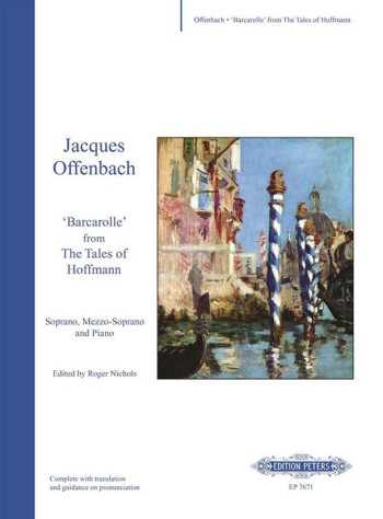 Barcarolle From The Tales Of Hoffmann: Vocal-sop & Mezzo Sop (Peters)