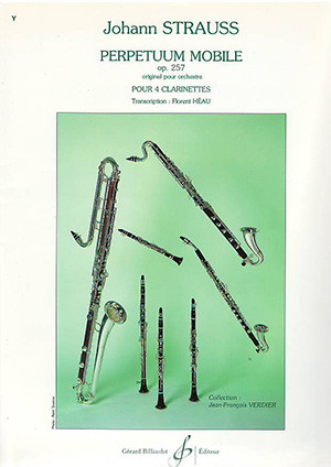 Perpetuum Mobile Op.257: Clarinet Quartet