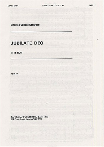 Jubilate Deo In B Flat Op.10 Chor