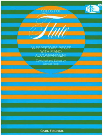 Solos For Flute 36 Repertoire Pieces Flute & Piano (Peck)