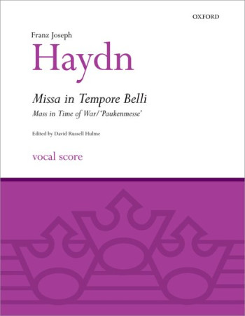 Missa In Tempore Belli: Vocal Score: Satb: Mass In Time (OUP)