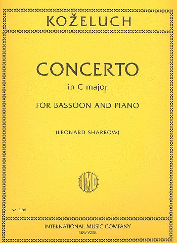 Bassoon Concerto C Major: Bassoon & Piano (International)