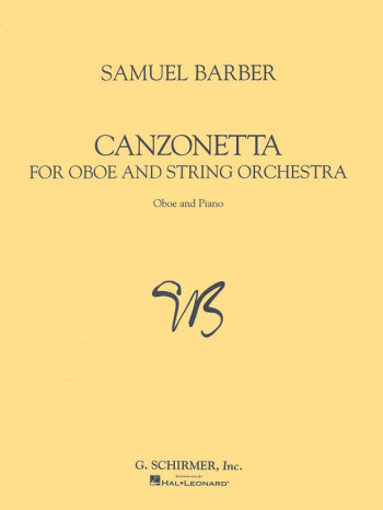 Canzonetta: Oboe And Piano  (Schirmer)