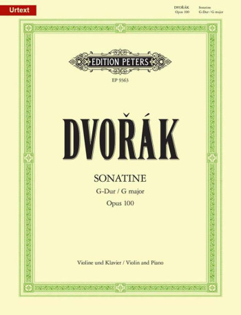 Sonatina G  Major Op.100: Violin & Piano(Peters)